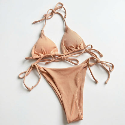 2026 New Sexy Three-Piece Bikini Swimwear Set